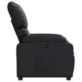 Fauteuil inclinable Noir Similicuir