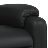 Fauteuil inclinable Noir Similicuir