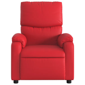 Fauteuil inclinable Rouge Similicuir