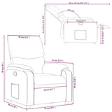 Fauteuil inclinable Rouge Similicuir