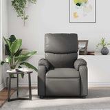 Fauteuil de massage inclinable Gris Similicuir