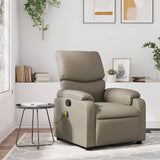 Fauteuil de massage inclinable Cappuccino Similicuir