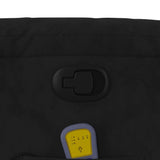 Fauteuil inclinable de massage noir tissu microfibre