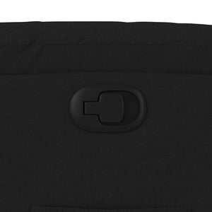 Fauteuil inclinable Noir Tissu