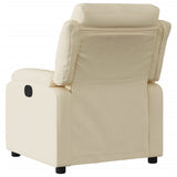 Fauteuil inclinable Crème Tissu