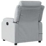 Fauteuil de massage inclinable Gris clair Tissu