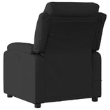 Fauteuil de massage inclinable Noir Tissu