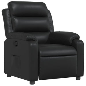 Fauteuil inclinable Noir Similicuir