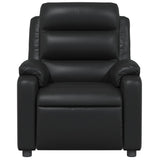 Fauteuil inclinable Noir Similicuir