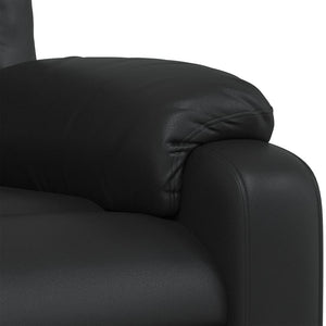 Fauteuil inclinable Noir Similicuir