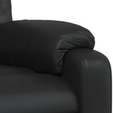 Fauteuil inclinable Noir Similicuir