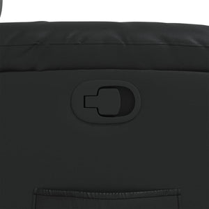 Fauteuil inclinable Noir Similicuir