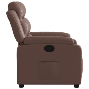 Fauteuil inclinable Marron Similicuir