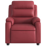 Fauteuil de massage inclinable Rouge bordeaux Similicuir