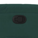 Fauteuil inclinable vert foncé velours