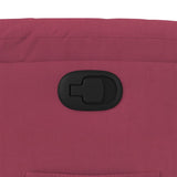 Fauteuil inclinable rouge bordeaux velours