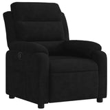 Fauteuil inclinable noir velours