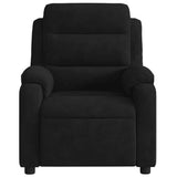 Fauteuil inclinable noir velours