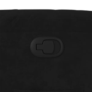 Fauteuil inclinable noir velours
