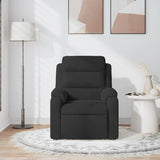 Fauteuil de massage inclinable noir velours