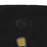 Fauteuil de massage inclinable noir velours