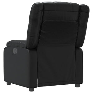Fauteuil inclinable Noir Similicuir