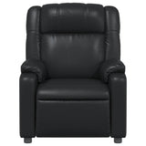 Fauteuil inclinable Noir Similicuir