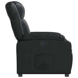 Fauteuil inclinable Noir Similicuir