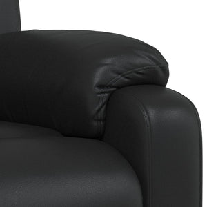 Fauteuil inclinable Noir Similicuir