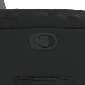 Fauteuil inclinable Noir Similicuir