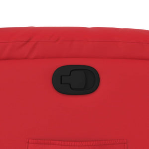 Fauteuil inclinable Rouge Similicuir