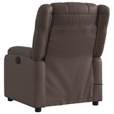 Fauteuil de massage inclinable Marron Similicuir
