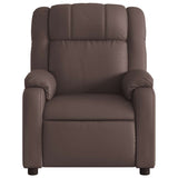 Fauteuil de massage inclinable Marron Similicuir