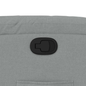 Fauteuil inclinable Gris clair Tissu