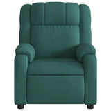 Fauteuil inclinable Vert foncé Tissu