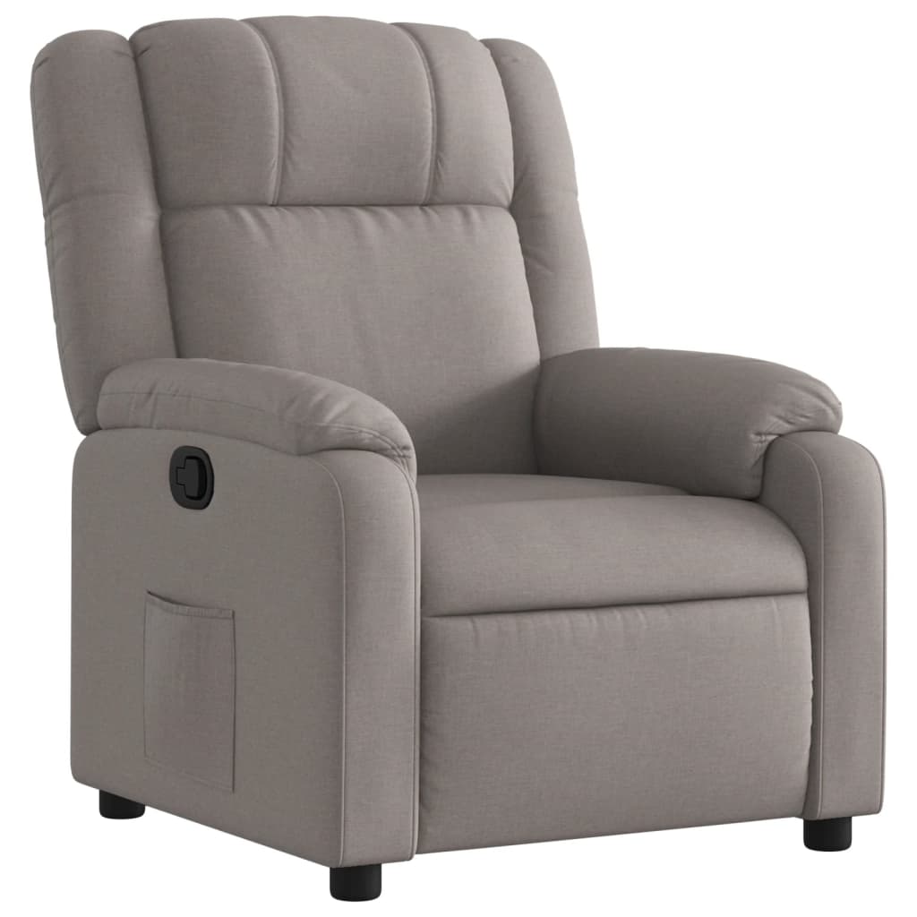Fauteuil inclinable Taupe Tissu