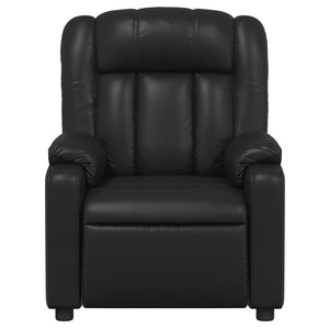 Fauteuil inclinable Noir Similicuir