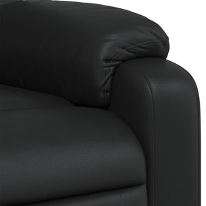 Fauteuil inclinable Noir Similicuir