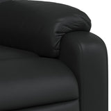 Fauteuil inclinable Noir Similicuir