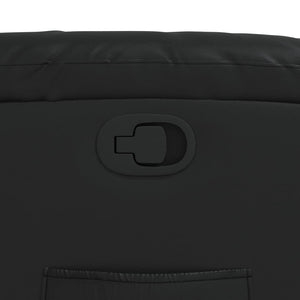 Fauteuil inclinable Noir Similicuir