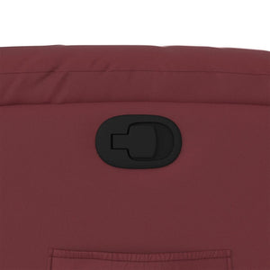 Fauteuil inclinable Rouge bordeaux Similicuir
