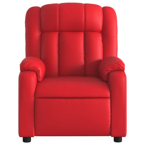Fauteuil inclinable Rouge Similicuir