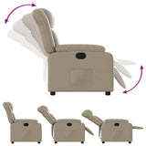 Fauteuil inclinable Cappuccino Similicuir