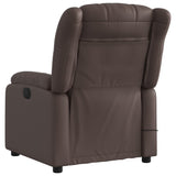 Fauteuil de massage inclinable Marron Similicuir
