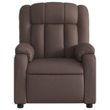 Fauteuil de massage inclinable Marron Similicuir
