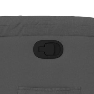 Fauteuil inclinable Gris foncé Tissu