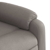 Fauteuil de massage inclinable Taupe Tissu