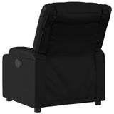 Fauteuil inclinable électrique Noir Similicuir