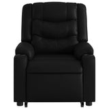 Fauteuil inclinable électrique noir similicuir