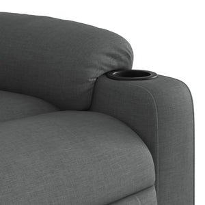 Fauteuil inclinable Gris foncé Tissu